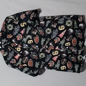 Just Attitude Men's Size Medium Button Up Sports theme